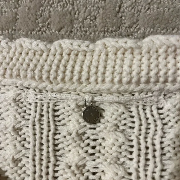 Knitted & Knotted Women's Cream and navy  Sweater size XS - Picture 3 of 4